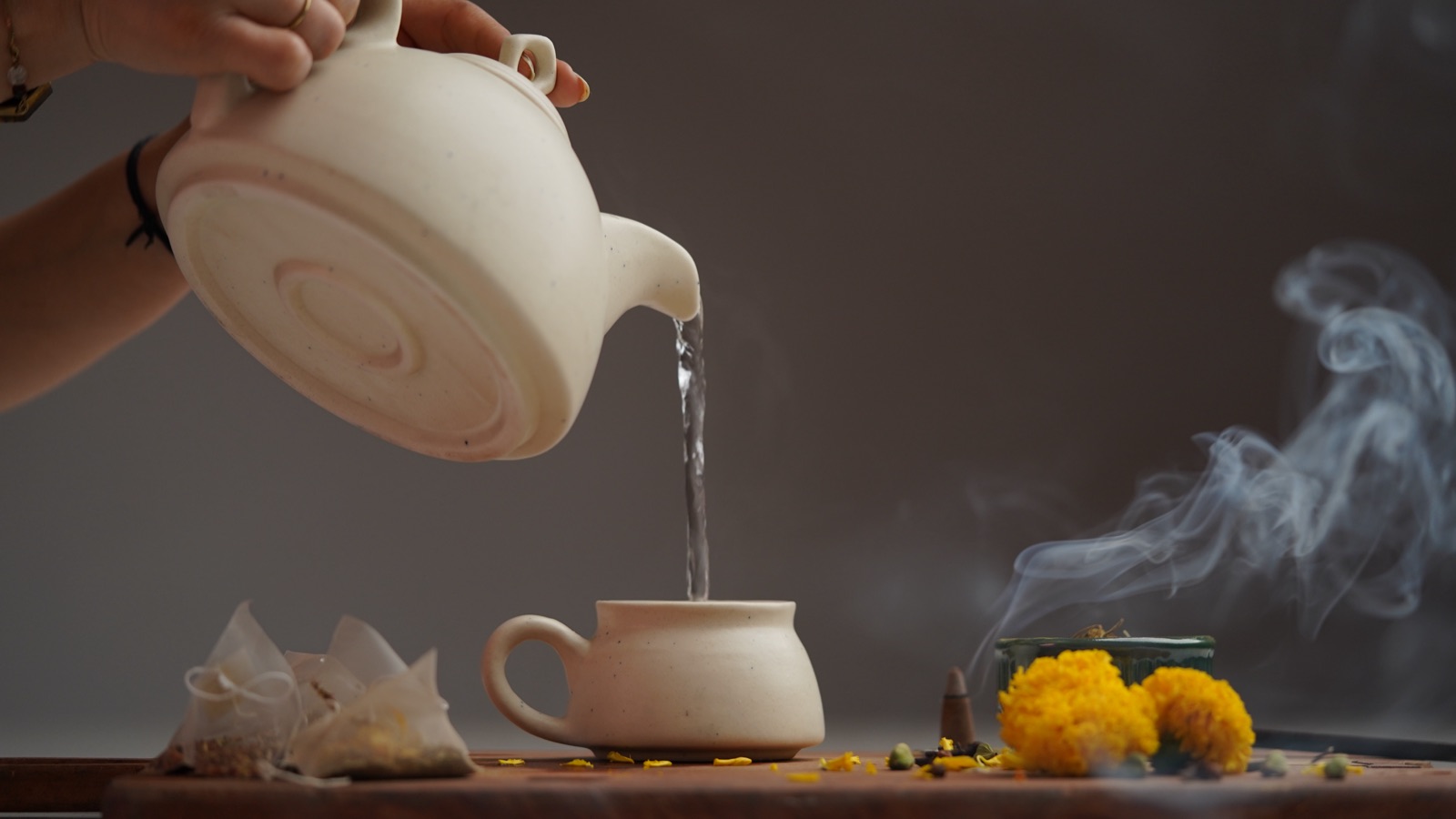 Product shoot for UK-based herbal e-commerce brand
